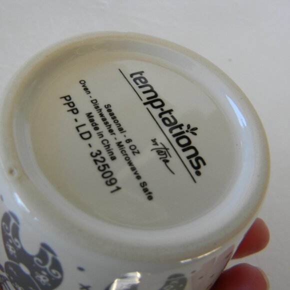 Temp-tations Holiday Set of 3 Petite Serving Bowls w/ 2 Spoons GREY REINDEER - Picture 5 of 5